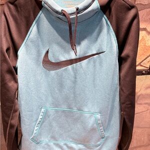 Women’s Black and Blue Nike Sweater